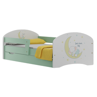 Detská posteľ so zásuvkami SPIACI slun 180x90 cm