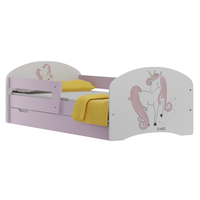 Detská posteľ so zásuvkami KÚZELNÝ Jednorožec 200x90 cm