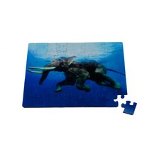 Puzzle 3D - Plávajúce slony 60 dielikov