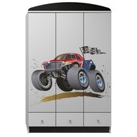 Šatníková skriňa MONSTER TRUCK - TYP A