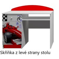 Písací stôl ČERVENÁ FORMULA - TYP A