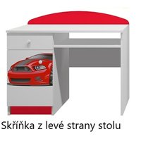 Písací stôl ČERVENÝ ŠPORTIAK - TYP A