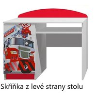 Písací stôl POŽIARNICKÉ AUTO - TYP A