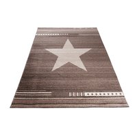 Moderné kusový koberec MAROKO - CENTER STAR hnedý L916A