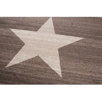 Moderné kusový koberec MAROKO - CENTER STAR hnedý L916A