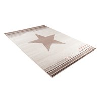 Moderné kusový koberec MAROKO - CENTER STAR krémový L916B
