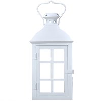 Biela lampáš - 1 kus