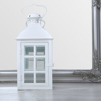 Biela lampáš - 1 kus