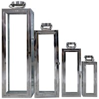 Strieborné lucerny - 4 kusy