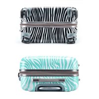 Cestovné kufre ZEBRA - mätové