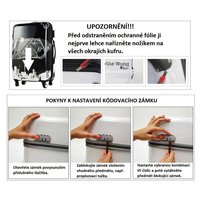 Cestovné kufre ZEBRA - mätové