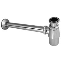 Sifón umývadlový, celokovový s prevlečnou maticou, pochrom. mosadz, 5/4 "x ø 32 mm