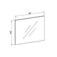 Zrkadlo 600x800x20 mm