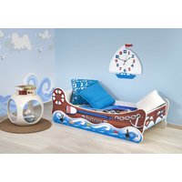 Detská posteľ námornícka LOĎ 140x70 cm + MATRACE