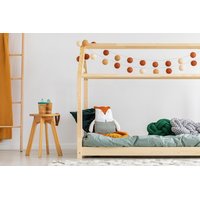 Detská posteľ z masívu DOMČEK - TYP A 180x80 cm
