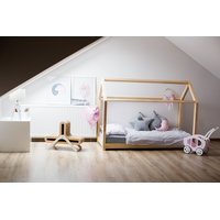Detská posteľ z masívu DOMČEK - TYP A 180x80 cm