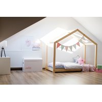 Detská posteľ z masívu DOMČEK - TYP C 160x70 cm