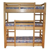 Detská trojposchodová posteľ TRIO 190x80 cm + matrac ZADARMO!