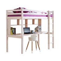Detská vyvýšená posteľ s písacím stolom KLEOPATRA 200x90 cm + matrac ZADARMO!