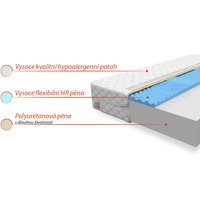 Penový matrac COMFORT 200x180x12 cm - HR pena