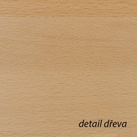 Detská poschodová posteľ z MASÍVU BUK - DAVID 200x90cm - prírodná