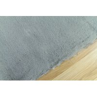 Kusový koberec CHRISTIANIA - šedý - imitácia králičie kožušiny