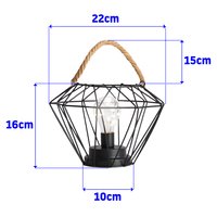 Stolná lampička LANTERN - LED - na batérie