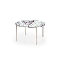 Konferenčný stolík MAN - chrómový / mramorový