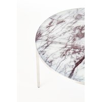 Konferenčný stolík MAN - chrómový / mramorový