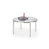 Konferenčný stolík MAN - chrómový / mramorový