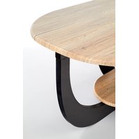 Konferenčný stolík ODILE - dub san remo / čierny