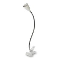 Stolná lampička SNAKE s clipom - LED 2.5W - 3000K - biela