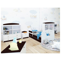 Detská posteľ so zásuvkou 180x90 cm s výrezom KORUNKA + matrace ZADARMO!