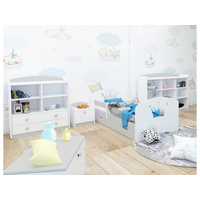 Detská posteľ so zásuvkou 190x90 cm s výrezom KORUNKA + matrace ZADARMO!