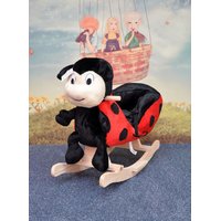 Detské plyšové hojdacie kresielko MAX - LIENKA