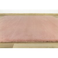 Kusový koberec CHRISTIANIA - svetlo ružový - imitácia králičie kožušiny