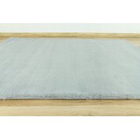 Kusový koberec CHRISTIANIA - svetlo šedý - imitácia králičie kožušiny