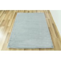 Kusový koberec CHRISTIANIA - svetlo šedý - imitácia králičie kožušiny