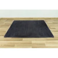 Detský plyšový koberec CHRISTIANIA - tmavosivý