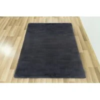 Detský plyšový koberec CHRISTIANIA - tmavosivý