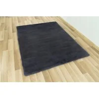 Detský plyšový koberec CHRISTIANIA - tmavosivý