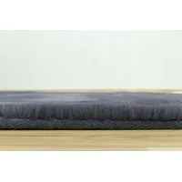 Detský plyšový koberec CHRISTIANIA - tmavosivý