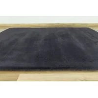 Detský plyšový koberec CHRISTIANIA - tmavosivý