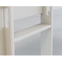 Detská poschodová posteľ s domčekom MY LOVE - MARK 200x90cm - biela