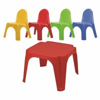 Detský stolček sa stoličkami Keren - multicolor