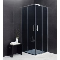 Sprchovací kút maxmax MEXEN RIO grafit - 70x70 cm, 860-070-070-01-40