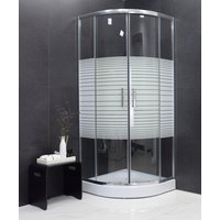 Sprchovací kút maxmax RIO stripe - štvrťkruh 80x80 cm