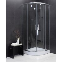 Sprchovací kút maxmax MEXEN RIO transparent - štvrťkruh 70x70 cm, 863-070-070-01-00