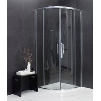 Sprchovací kút maxmax MEXEN RIO transparent - štvrťkruh 80x80 cm, 863-080-080-01-00