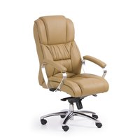 Kancelárska stolička FOSTER svetlo hnedá koža